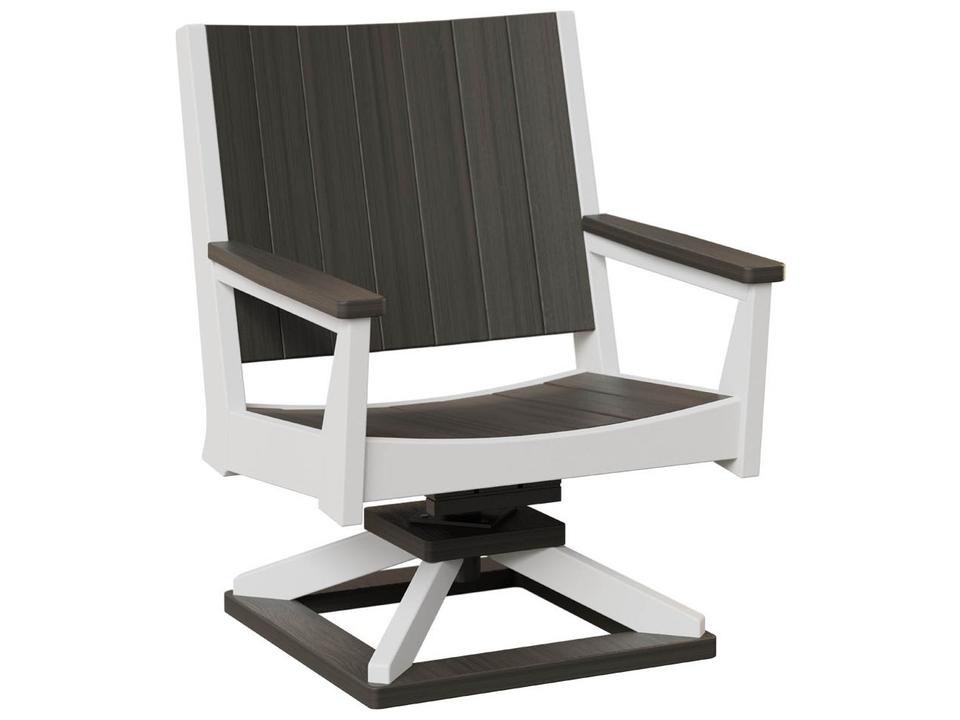Mayhew Recycled Plastic Swivel Rocker Lounge Chair