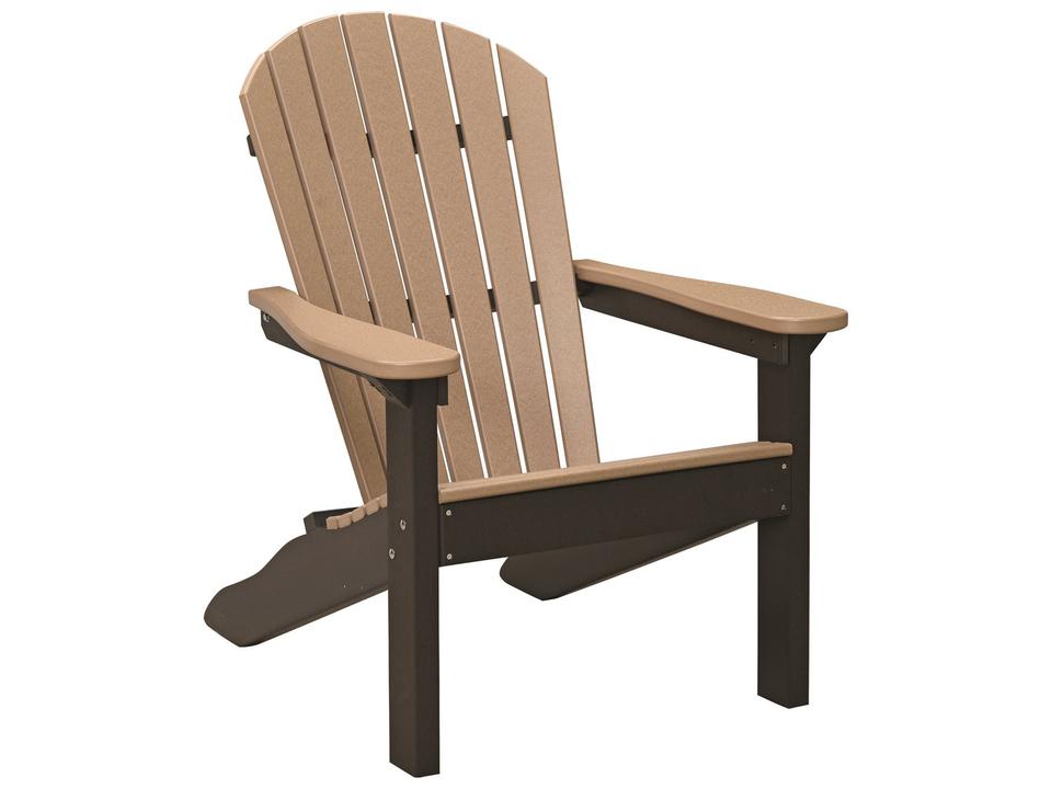 Comfo-Back Outdoor Adirondack Chair in HDPE Poly Lumber
