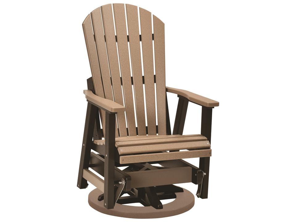 Comfo-Back Recycled Plastic Swivel Glider Outdoor Chair