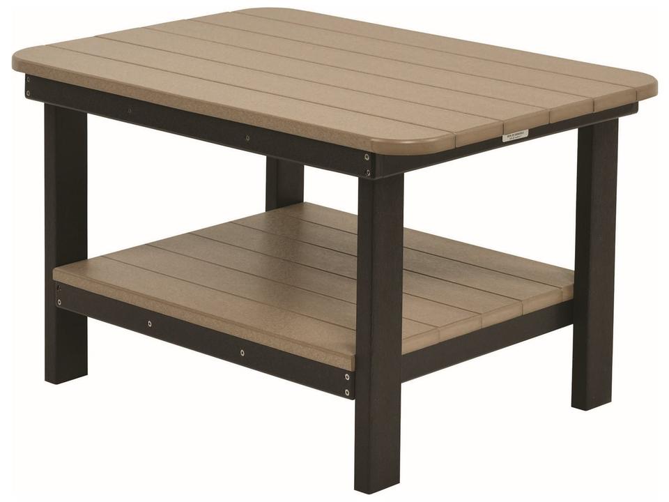 Rectangular Outdoor Coffee Table in Poly Lumber