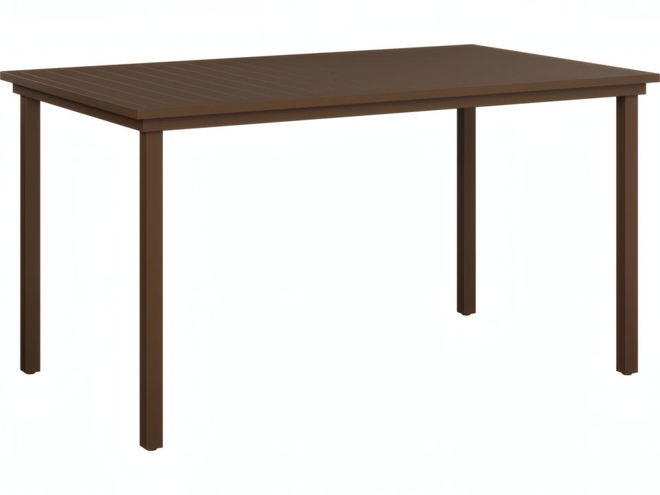 Vida 73-Inch Rectangle Aluminum Bar Table