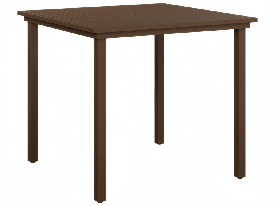 Vida 44-Inch Square Aluminum Outdoor Bar Table