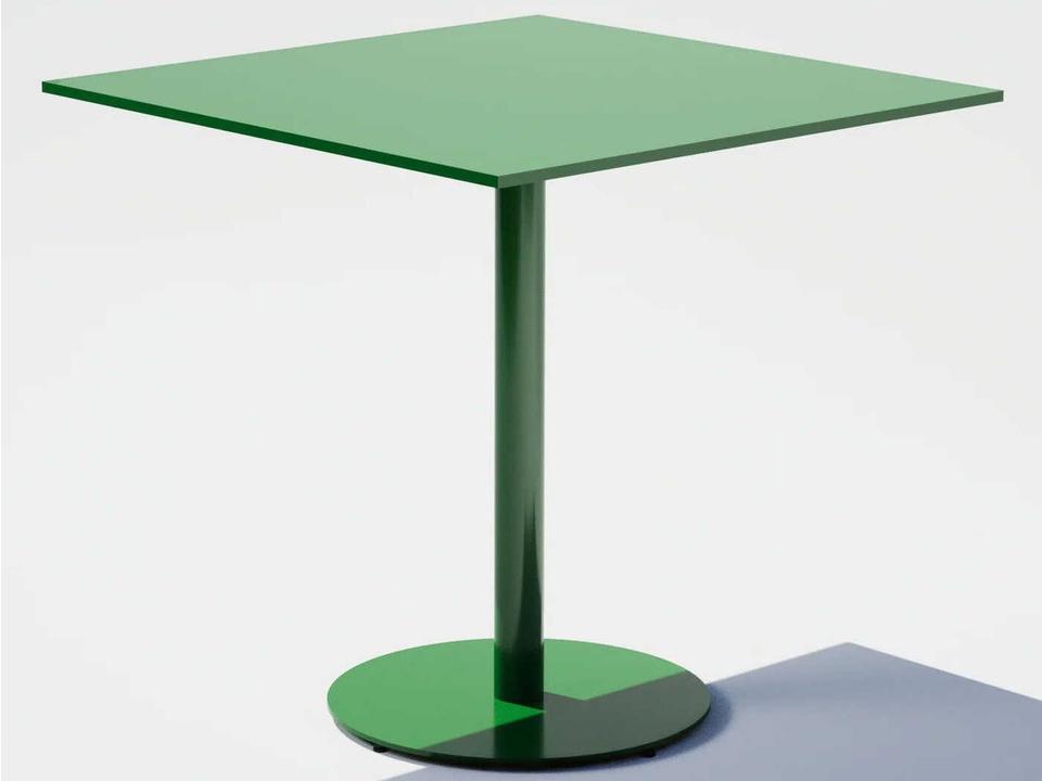 Pedestal Aluminum Square Bar Table