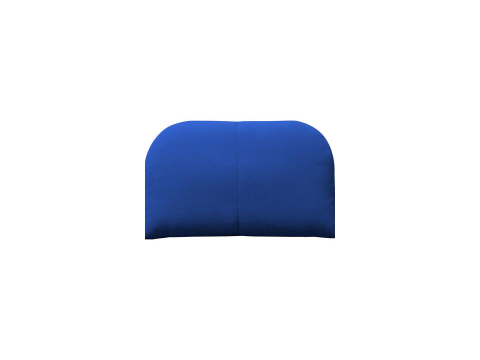 Bend Goods Arc Outdoor Throw Pillow in True Blue Sunbrella Fabric