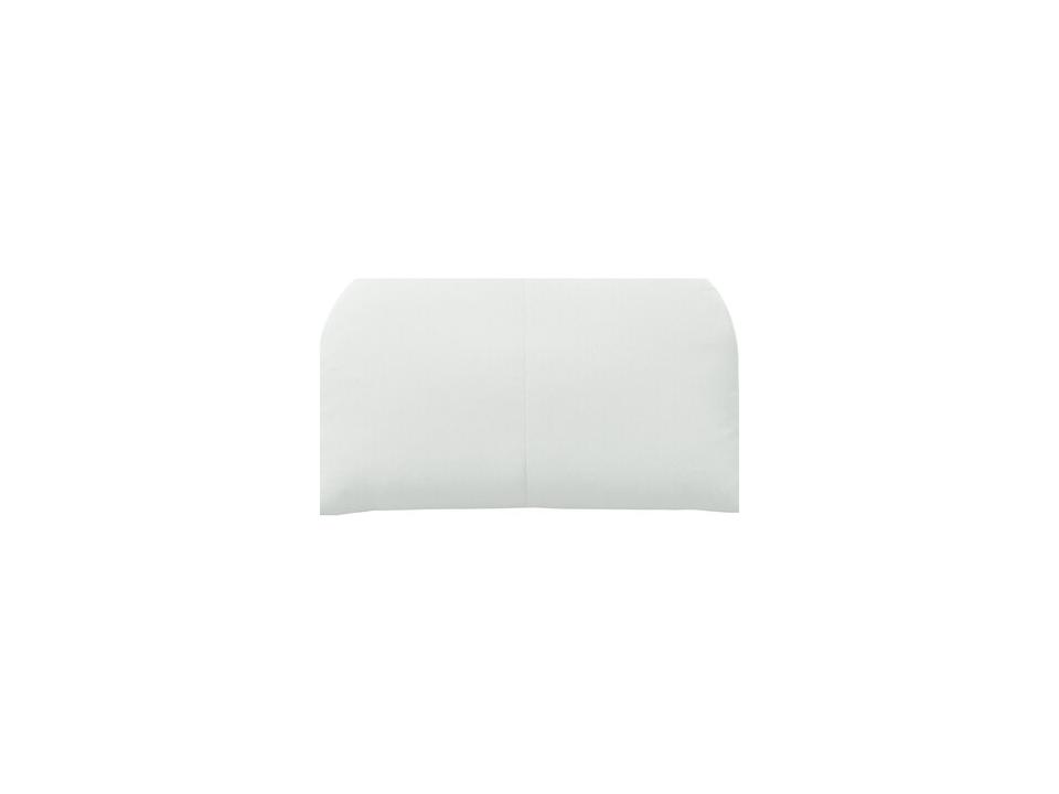 Bend Goods Arc Outdoor Throw Pillow in White Sunbrella Fabric