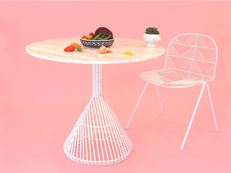 Betty Galvanized Iron Bistro Set