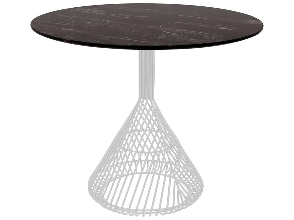 Bend Goods Bistro Outdoor Table Base in White