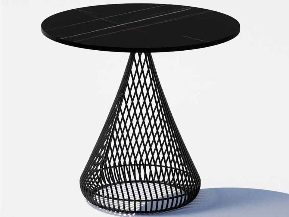 Cono Metal Round End Table