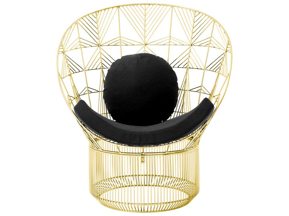 Peacock Black Pad & Pillow