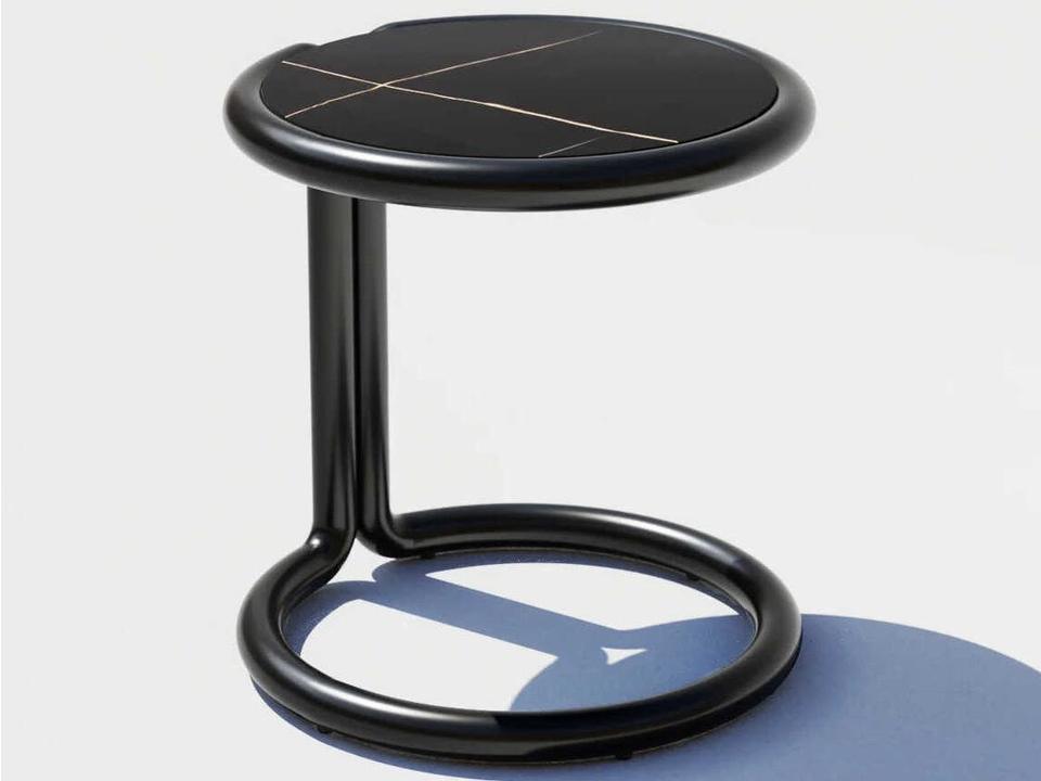 Tube Aluminum Round End Table