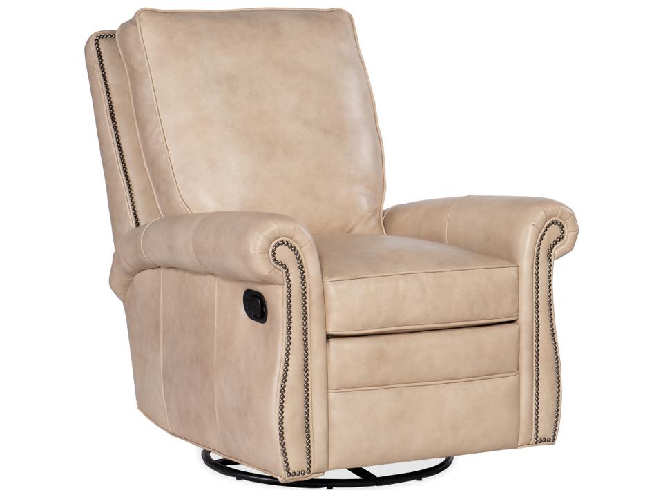Reddish Leather Recliner