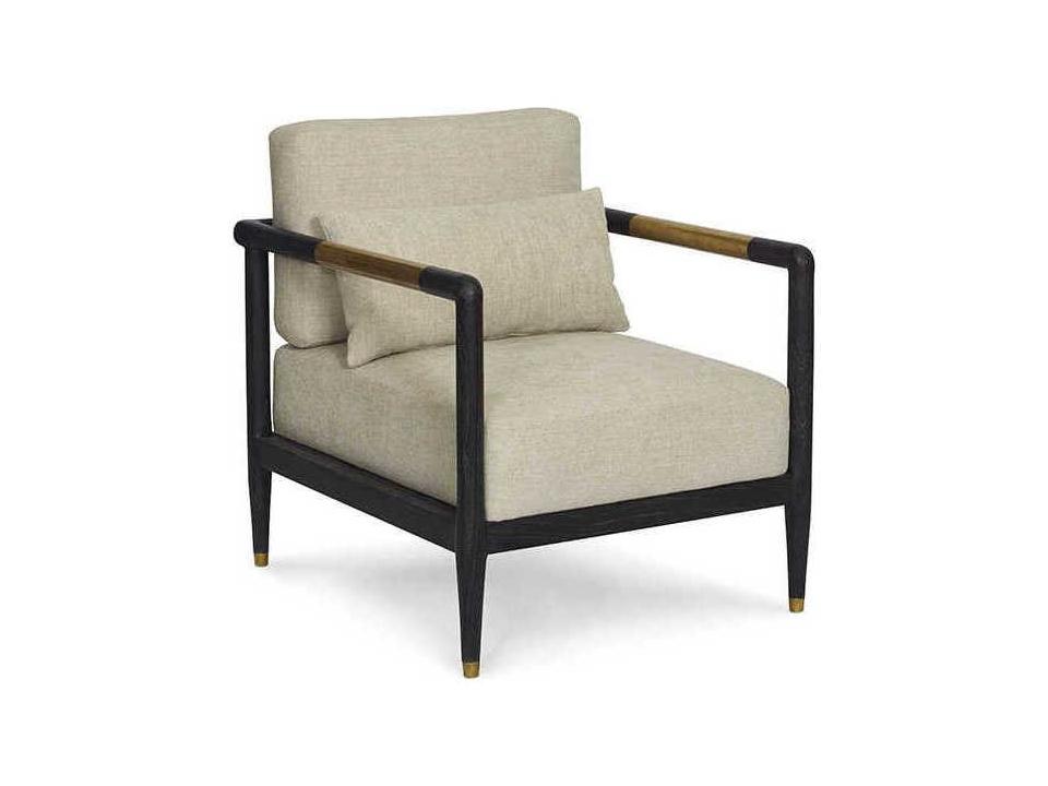 Carson Occasional Accent Chair in Mink with Crypton Beach Fabric