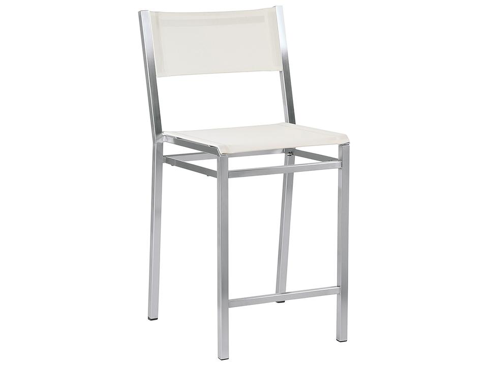 Equinox Counter Stool - Pearl Textilene Sling