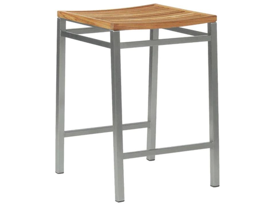 Equinox Teak Counter Stool