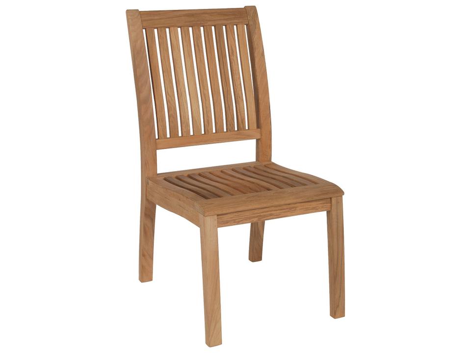 Monaco Teak Outdoor Dining Armchair in Natural Teak