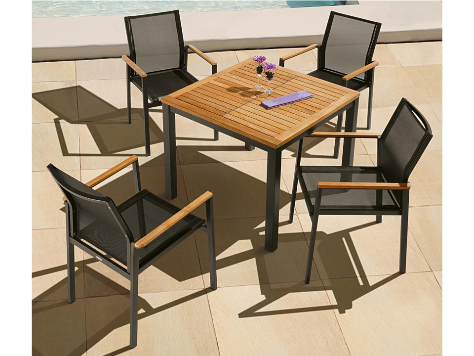 Aura Aluminum Dining Set