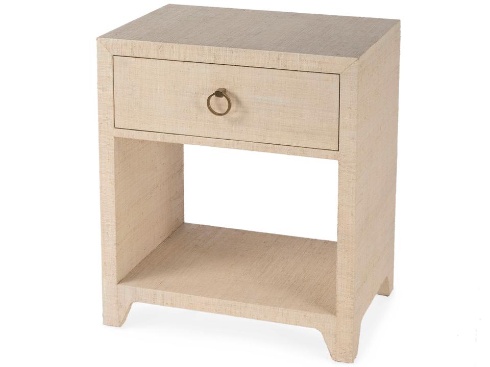 Specialty Company Bar Harbor Raffia Nightstand with Drawer in Natural