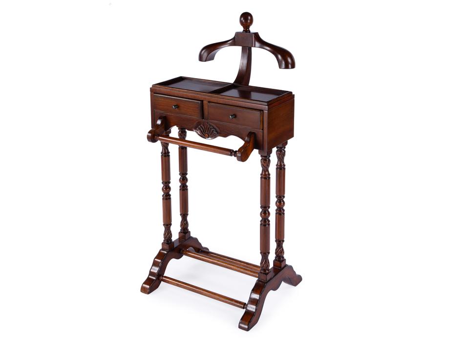 Petrov Antique Cherry Valet Stand