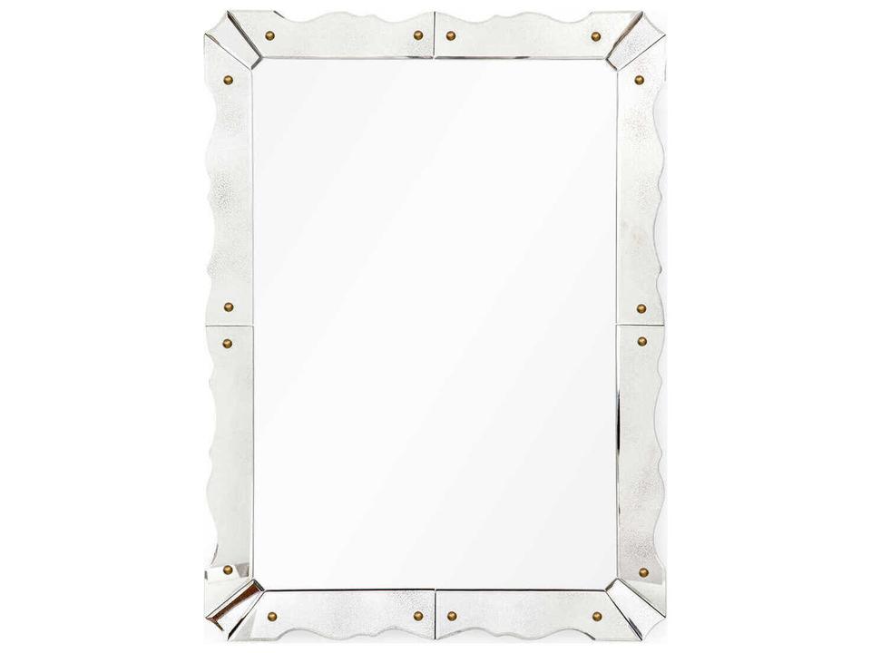 Caroline Rectangular Wall Mirror in Antique Finish