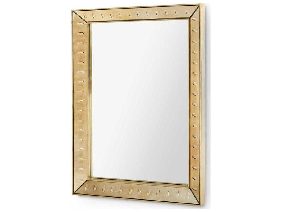 Reese Antique Champagne Mirror Wall Rectangular