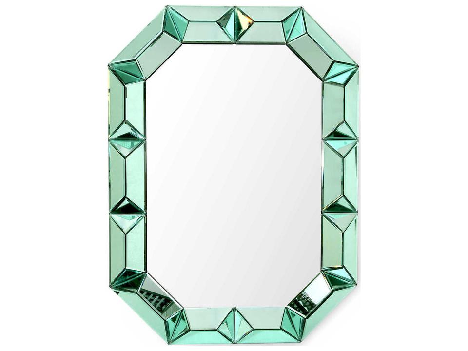 Romano Wall Mirror Peridot Green Mirrored Glass
