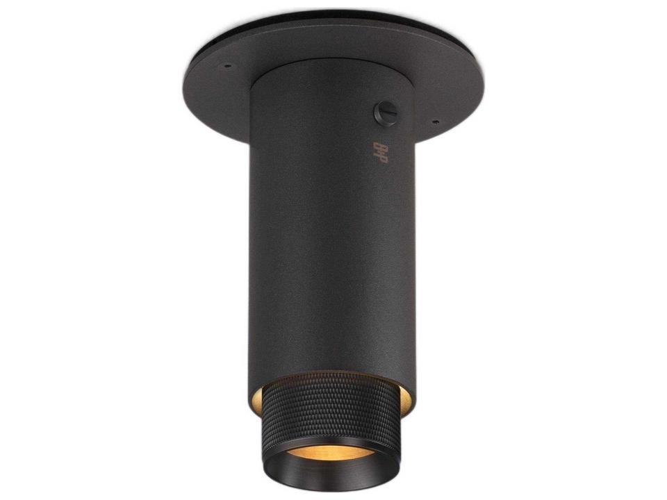 Exhaust 1-Light Flush Mount Spotlight in Graphite and Smoked Bronze