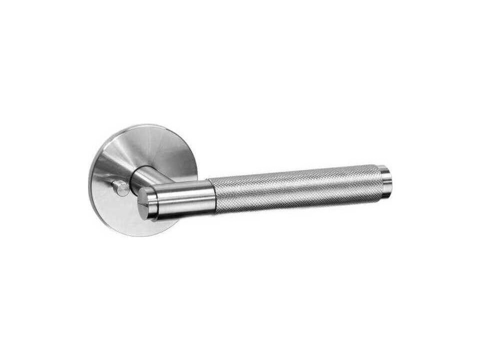 Steel Cross Privacy Door Handle Set