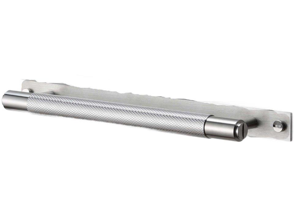 Cross Pull Bar with Plate in Stainless Steel