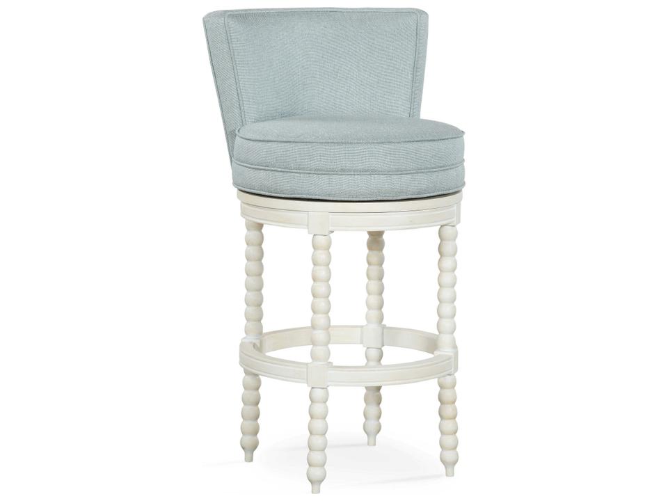 Lind Island Upholstered Barstool with Memory Swivel