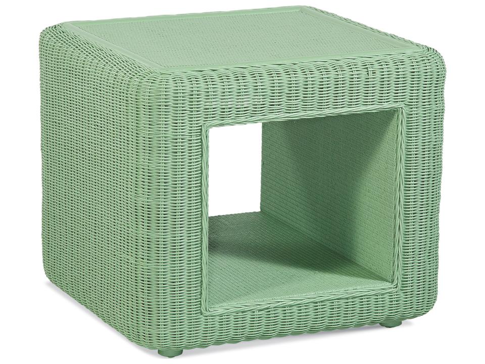 Luma Rectangular Rattan End Table