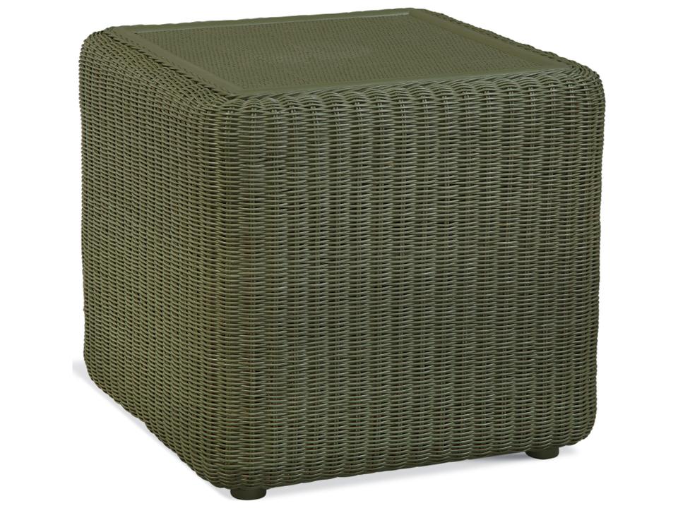 Luma Square Rattan End Table