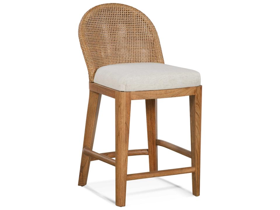 Lawrence Rattan Counter Stool in Custom Finish