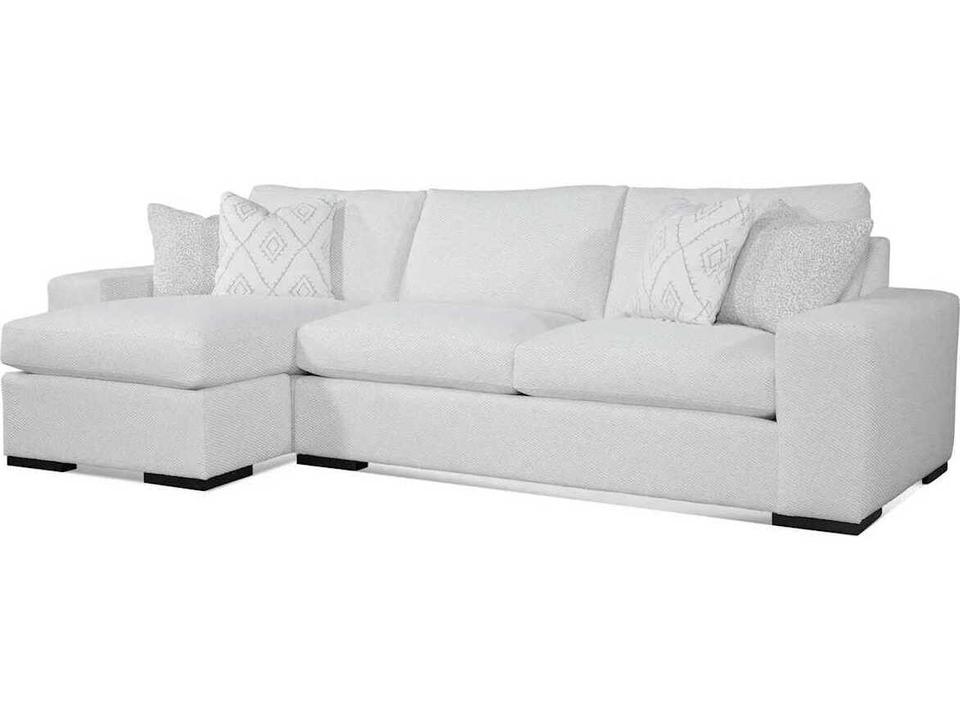 Memphis Upholstered Chaise Lounge with Throw Pillows