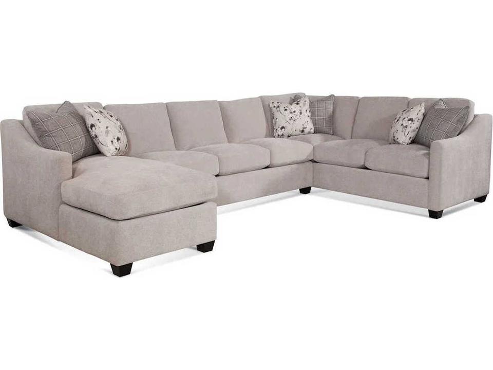 Oliver Upholstered Chaise with Loose Back Cushions