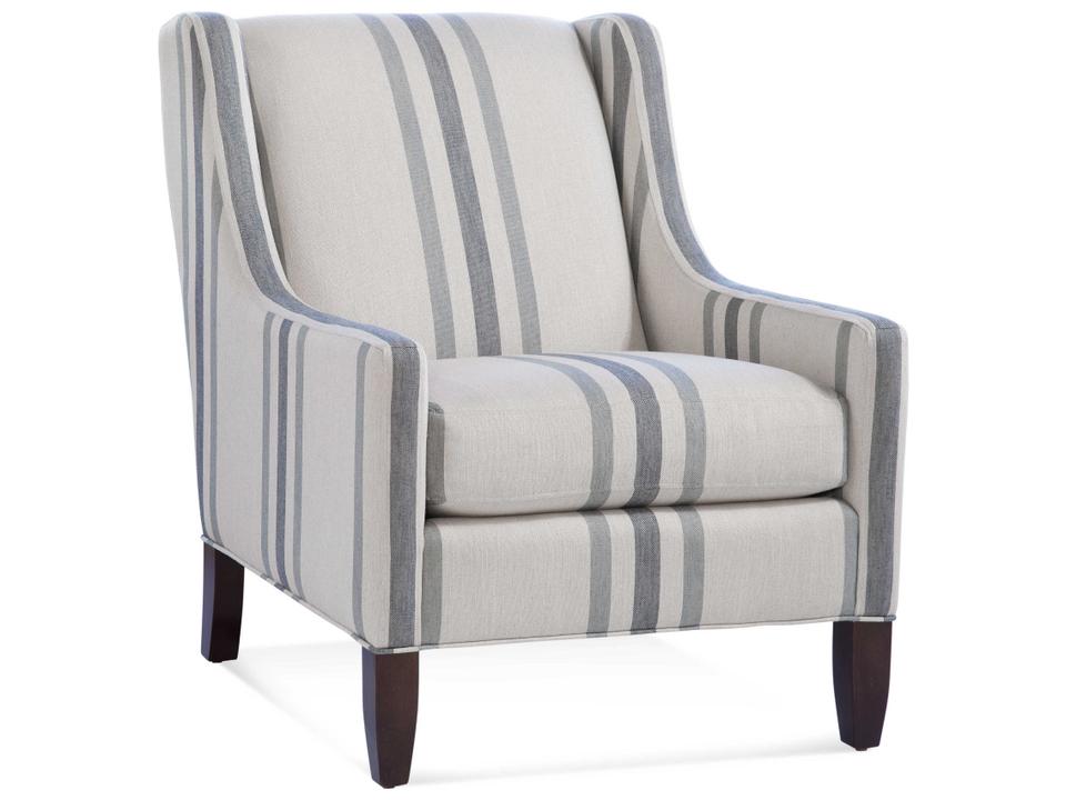 Henry Fabric Accent Chair with Tapered Feet