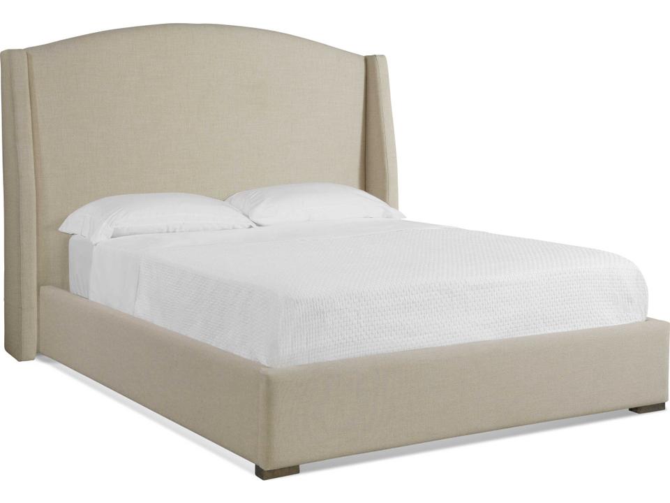 Harper Queen Upholstered Bed in Customizable Fabric