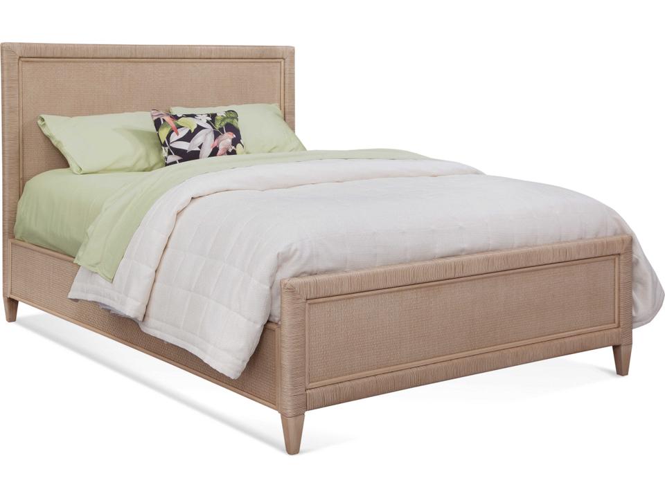 Sabal Bay Twin Low Profile Panel Bed in Wicker and Rattan