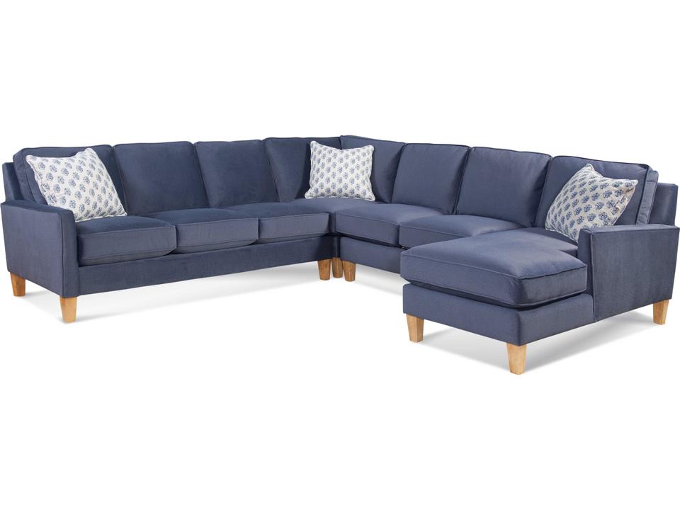 Urban Options 4-Piece Chaise Fabric Sectional