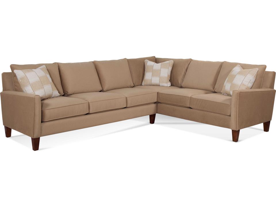 Urban Options 2-Piece Modular Fabric Sectional Sofa