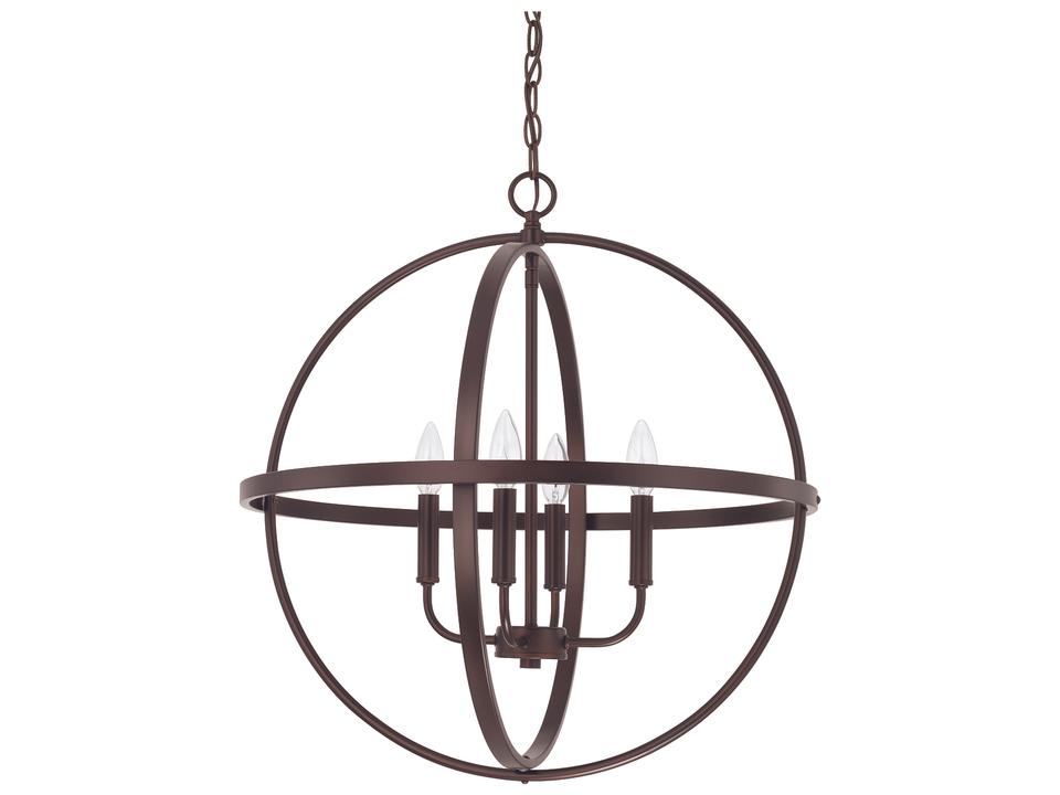 Hartwell 4-Light Pendant in Bronze