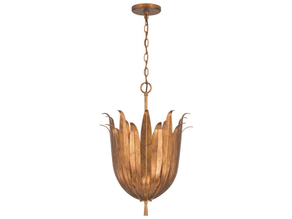 Eden 4-Light Pendant Light in Antique Gold