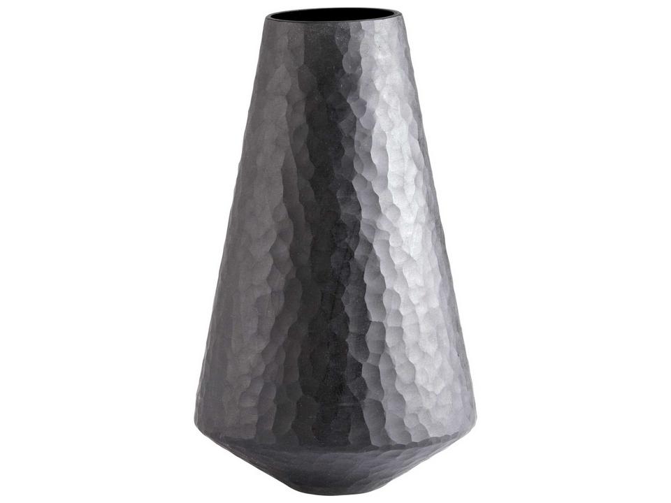 Lava Large Glass Vase in Black