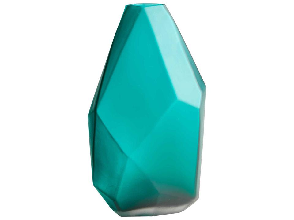 Bronson 8.5 Inch Tall Glass Vase in Green