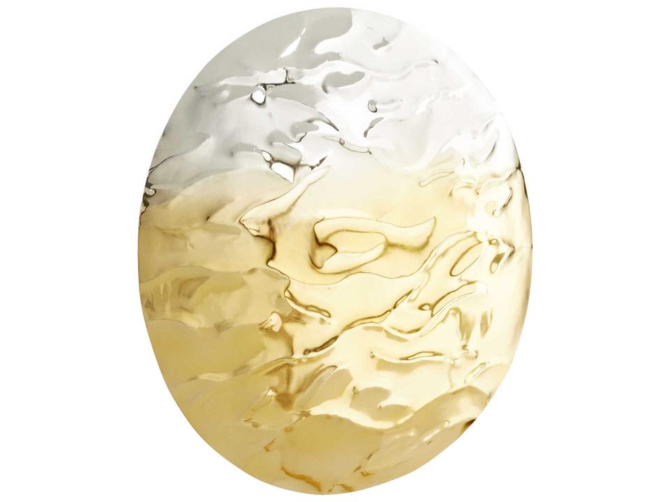 Ripple Wall Decor Large Silver and Gold