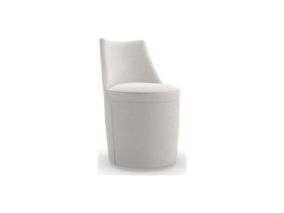 Barrel Roll Upholstered Dining Side Chair
