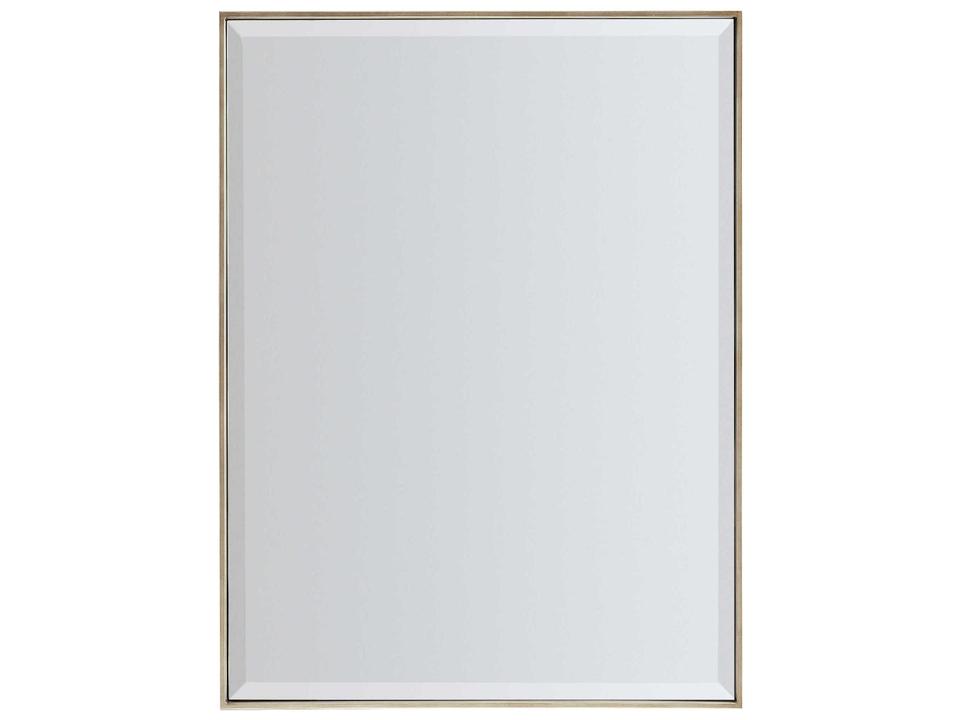 Modern Artisan Remix Rectangle Mirror in Bronze Gold Metal