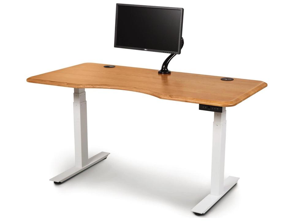 Invigo Solid Wood Height Adjustable Sit-Stand Desk