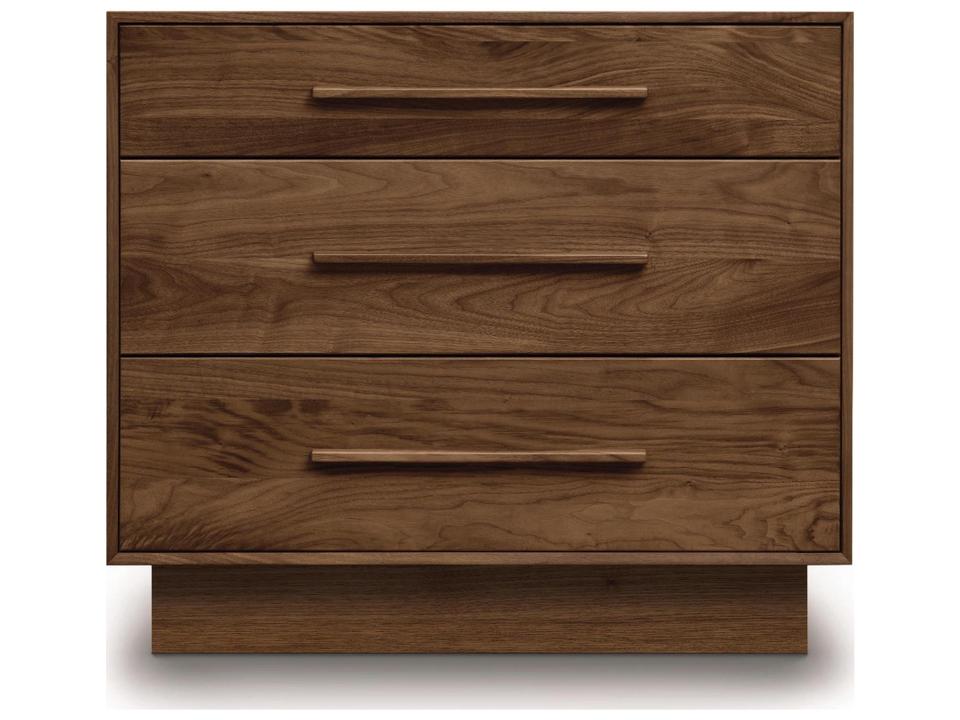 Moduluxe 3-Drawer Dresser in Solid Walnut with Soft-Close Drawers