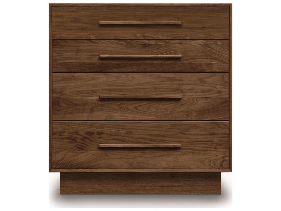 Moduluxe 4-Drawer Dresser in Solid Maple Cherry or Walnut