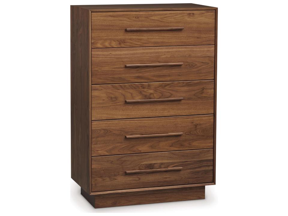 Moduluxe 5 Drawer Wide Dresser in Solid Hardwood